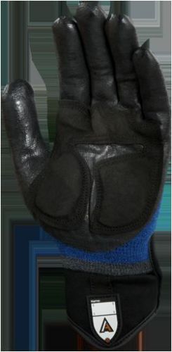 Ansell ActivArmr 97-003 Nitrile Coated Heavy Laborer Gloves, Cut Level 4, Large