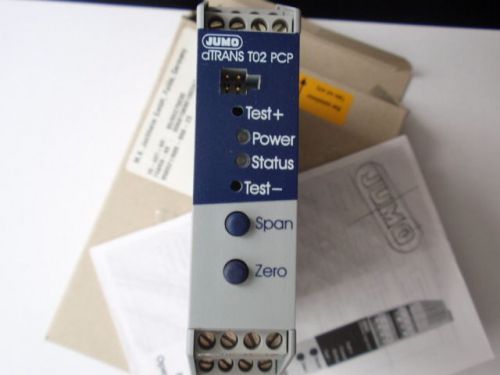 JUMO dTRANS T02 PCP Programmable, 4-wire Transmitter, (Smart Transmitter), NEW