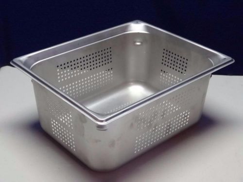 New Vollrath 90263 Superpan 3 Half Size, S/S 6&#034; H, Perforated Pan - 0547