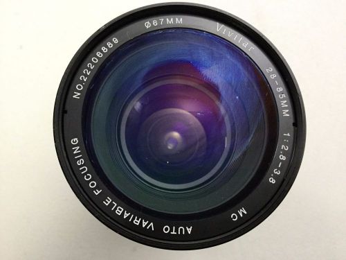 Vivitar 28-65mm 1:2.8-3.8 MC Auto Variable Focusing Lens