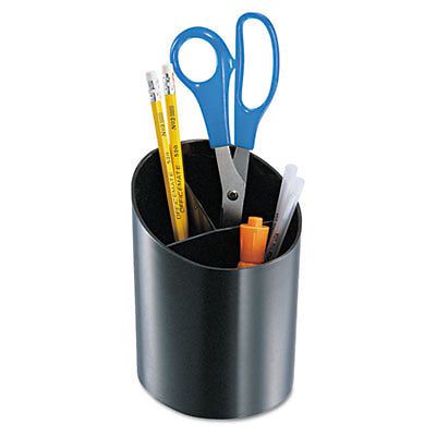 Recycled Big Pencil Cup, 4 1/4 x 4 1/2 x 5 3/4, Black, Sold as 1 Each