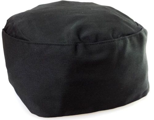 Black Chef Hat- Elastic Back