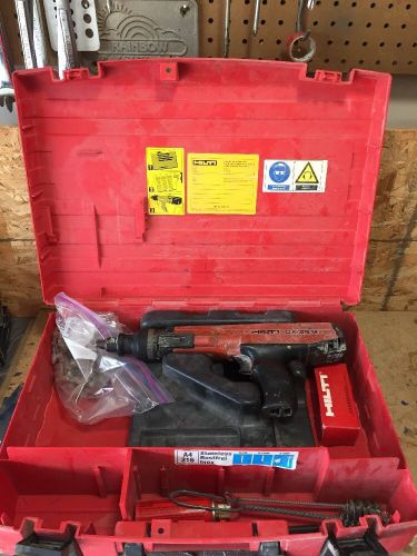 Used Hilti DX36M  DX 36 M Powder Actuated Nail Gun With Extras