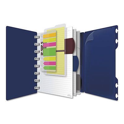 Versa Crossover Notebook, Wide-Rule, 6 x 9, Navy, 60 Sheets, Sold as 1 Each