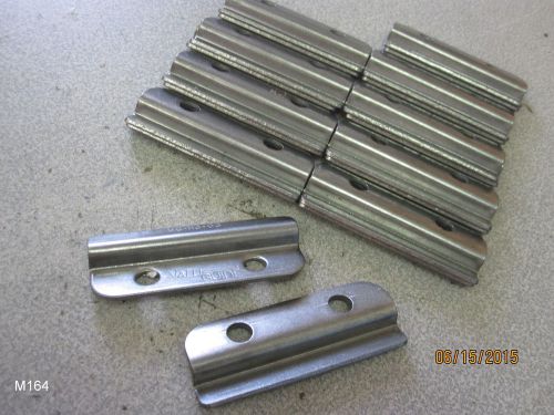 (10) vg-113-03 rail splice clamp stainless steel 3&#034; for sale