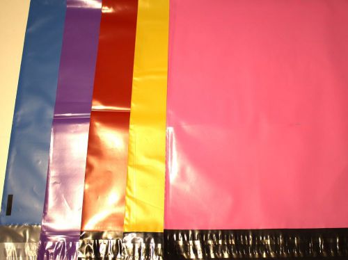 100 multi-color 10X13 Poly Mailers Shipping Envelope  Shipping Bags(20per color)
