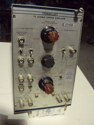 Tennelec TC220BLR Linear Amplifier, un-tested, nimbin nuclear plug-in