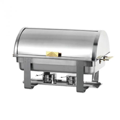Atosa AT721R61-1 Chafing Dish oblong roll-top comes with food pan