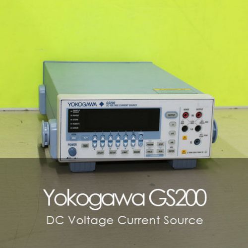 Yokogawa GS200/GS210 DC Voltage Current Source