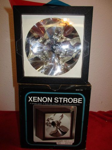 Xenon Strobe Light ADJUSTABLE SPEED Box Unit 3 color filters Made in USA