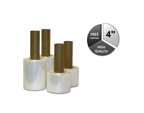 4&#034; x 1000&#039; (864 rolls) extended core clear shrink wrap stretch banding film 80g for sale