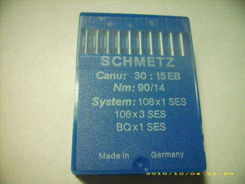59 pc SCHMETZ sewing machine needles 108x1 SES 108x3 SES BQx1 SES  NM 90/14