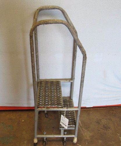 Cotterman 0613 rolling ladder 2-step 450lbs. max for sale