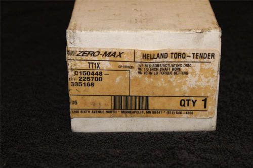 Zero max / Helland Torq - Tender TT1X