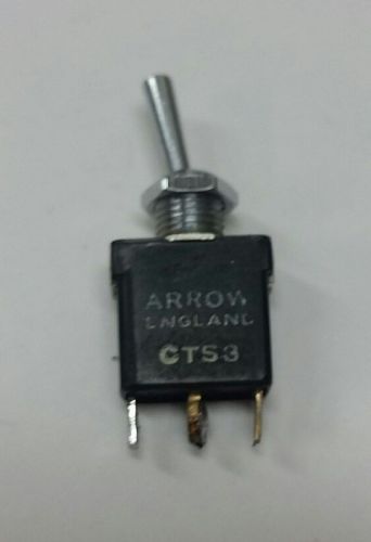Black CTS3 Arrow England UHF Toggle Switch RF Select 2A 250V / 5A 125V