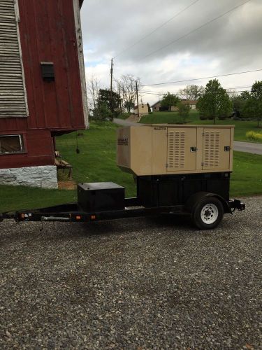 25kw single phase diesel generator generac portable trailer mount for sale