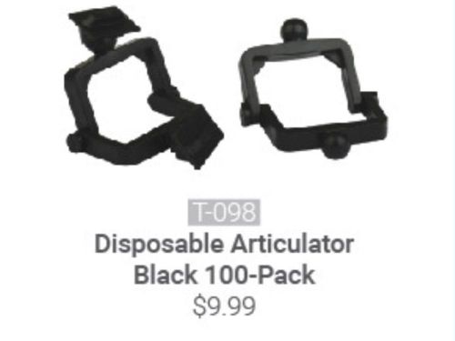 Dental lab Disposable  Articulator Black 100 per bag x 6 bag