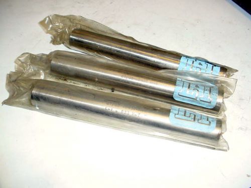 New 3 pc lot of 55/64&#034; lavallee &amp; ide high speed steel drill blanks free ship for sale