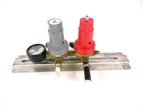 Norgren syrup and carbonation regulator r81-223-lnha and r81-224-lnha with gage for sale