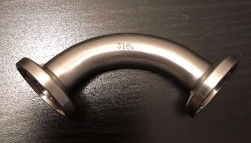 90 degree 1/2&#034; 3/4&#034; Elbow with 1/2&#034; Tri Clamp Fittings, Stainless Steel 316L