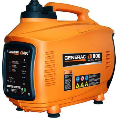 Generac 5791 ix800, 800 watt gas powered portable inverter generator carb comply for sale