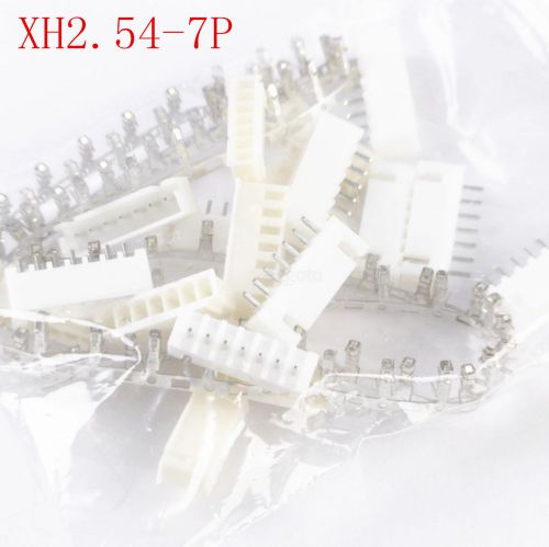10pcs xh2.54-7p 2.54mm connector kits pin header +terminal + housing for sale
