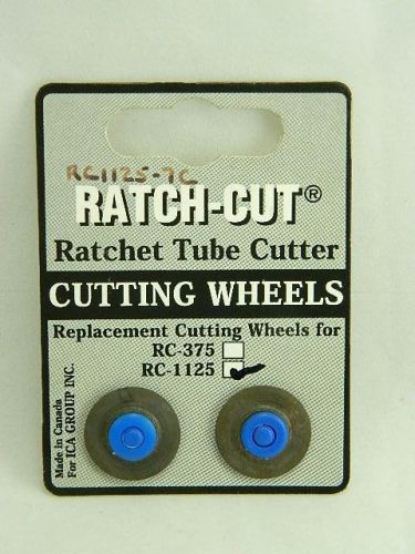 QTY. 2 CUTTING WHEELS FOR RATCH CUT RATCHET TUBE CUTTER RC-1125 RC-11257C  1TS1