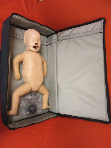 ARMSTRONG MEDICAL LAERDAL BABY INFANT CPR MANIKIN AIRWAY TRAINER CASE #4