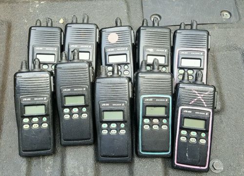 LOT OF 10 MA/COM LPE-200 2 WAY RADIOS FOR PARTS OR REPAIR