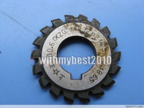 M0.6 20 degree #4 Cutting Range 21-25 Teeth HSS Module 0.6 Involute Gear Cutter