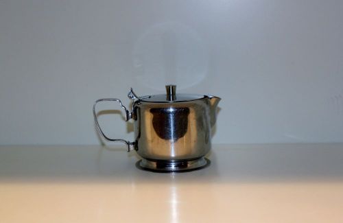 VINTAGE MILK  PITCHER STAINLESS STEEL FREE SHIPPING US