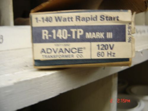 ADVANCE R140TP 120V BALLAST RAPID START