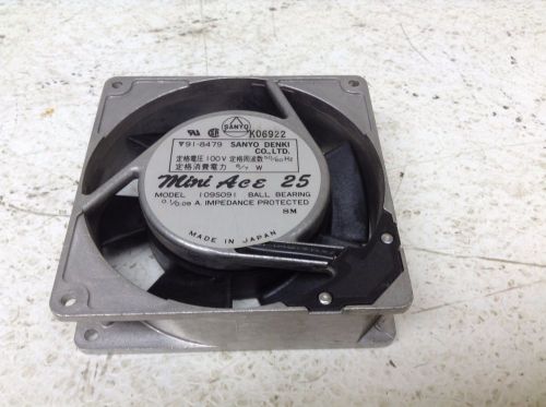 Sanyo Denki 109S091 100 VAC Fan Mini Ace 25