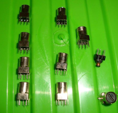 8 pcs TOKO-style adjustable inductor ferrite transformer #