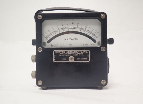 Weston 432 vintage kilowatt meter for sale
