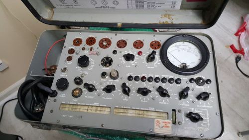 Military tv-10 tv-10a/u tv-10b/u tv-10c/u tube tester calibration service for sale