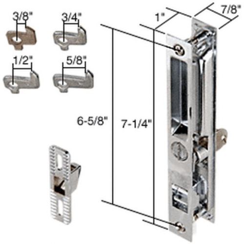 Chrome keyed flush mount handle set 6-5/8&#034; screw holes with 4 hook assortment for sale