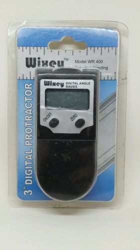 3&#034; 75mm Wixey WR 400 Digital Angle Protractor Gage with Blade Lock