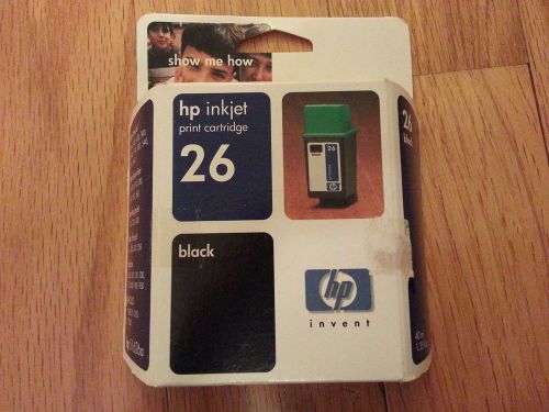 HP INKJET #26 PRINT CARTRIDGE - BLACK