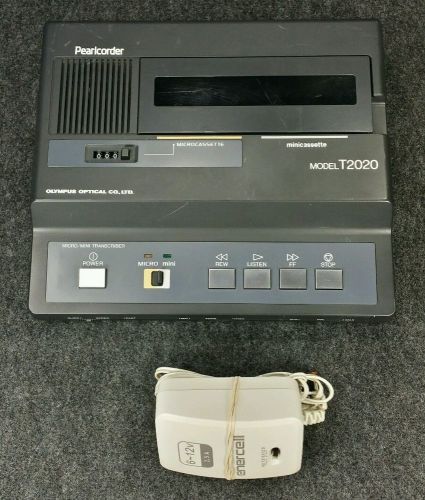 Olympus Pearlcorder T2020 Micro &amp; Mini Cassette Dictation Transcriber