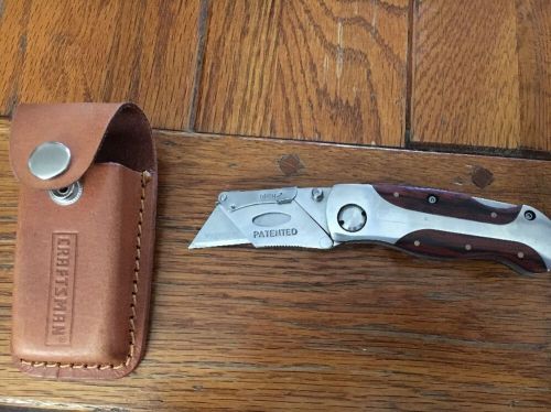 Craftsman lockback utility knife with holster for sale