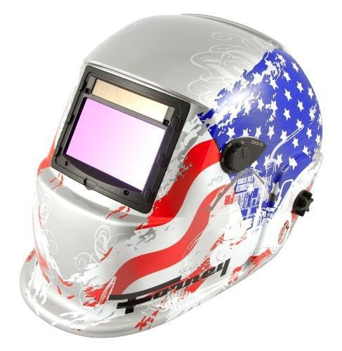 Forney 55654 automatic darkening welding helmet, glory, american flag for sale