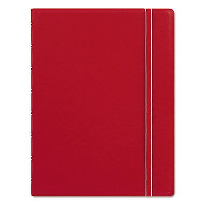 Notebook, College Rule, Red Cover, 8 1/4 x 5 13/16, 112 Sheets/Pad, 1 Each