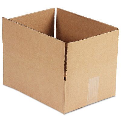 Brown Corrugated - Fixed-Depth Shipping Boxes, 12l x 9w x 4h, 25/Bundle