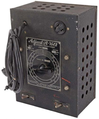 Standard electrical pa-5 adjust-a-volt 115v 5a hi/low variable transformer as-is for sale