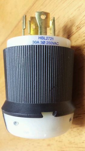 Hbl 2721 30 amp 250v 3 phase plug
