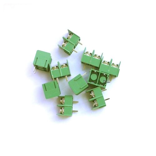 10pcs 2 Pin Barrier Terminal Block Connector 7.62 mm Pitch 300V 20A