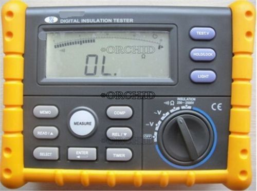 Digital Insulation Earth Ground Resistance Tester Meter 0.01M? ~100.0G? #4453063