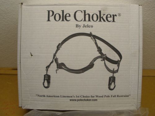 JELCO POLE CHOKER 1.60 100% FALL PROTECTION LINEMAN WITH NO ICE CLEATS