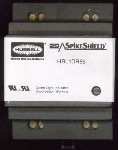 Hubbell SpikeShield HBL1DR65 Transient Voltage Surge Suppressor 120Vac